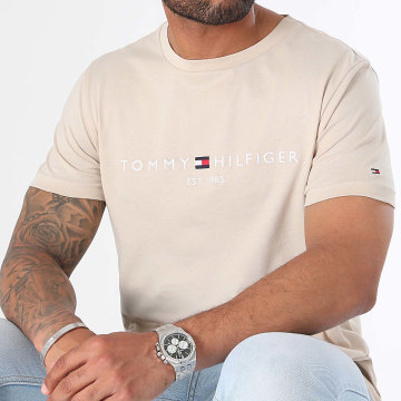 Tommy Hilfiger - Tee Shirt Logo 1797 Beige