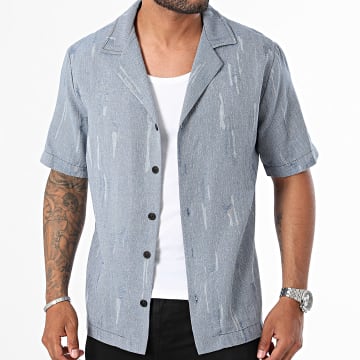 Uniplay - Chemise Chemise Manches Courtes YC104 Bleu Denim