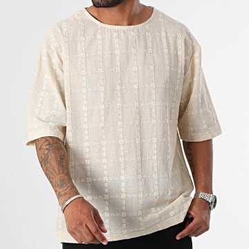 Top / T-shirt Beige Femme - Taille 44/46 - Occasion Très Bon état