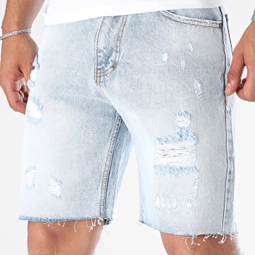 Classic Series - Blauw gewassen Jean Shorts