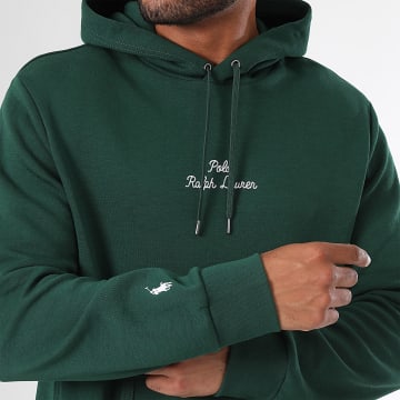 Polo Ralph Lauren - Sweat Capuche Logo Embroidery Vert