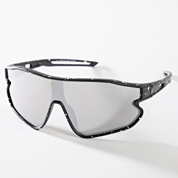 Classic Series - Lunettes De Soleil Noir Blanc Gris