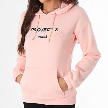 Project X Paris - Sweat Capuche Femme F222128 Rose