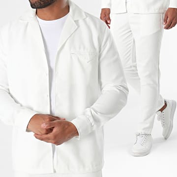 Frilivin - Set camicia e pantaloni bianchi