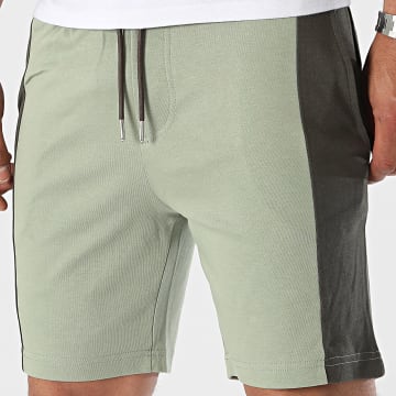 Frilivin - Pantalones cortos de jogging verde caqui