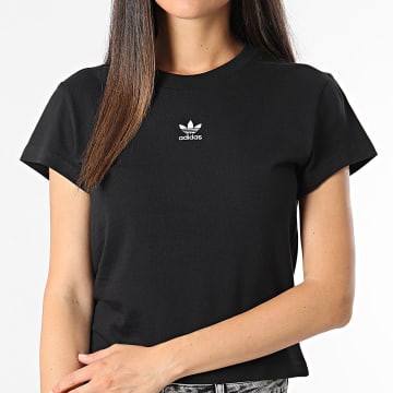 Adidas Originals - Tee Shirt Essential Slim Femme IW5707 Noir