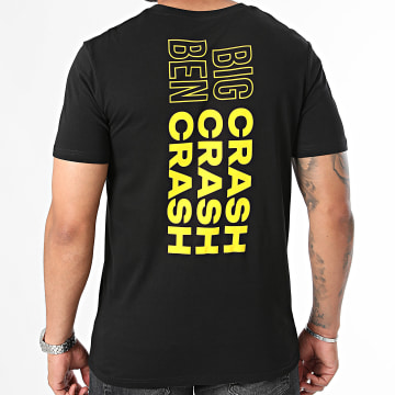 Big Ben - Camiseta Logo Vertical Negro Amarillo