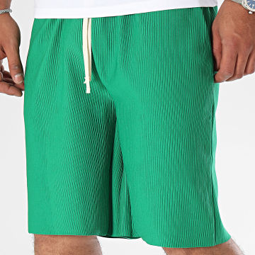 Frilivin - Pantalones cortos de jogging verdes