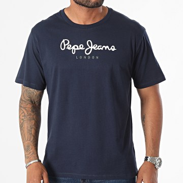Pepe Jeans - Tee Shirt Eggo PM508208 Bleu Marine