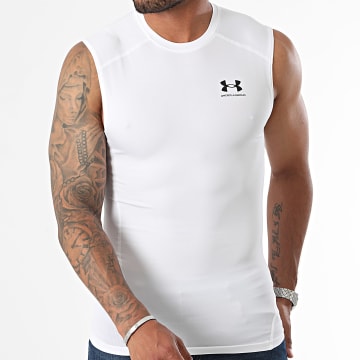 Under Armour - Camiseta de tirantes 1361522 Blanca