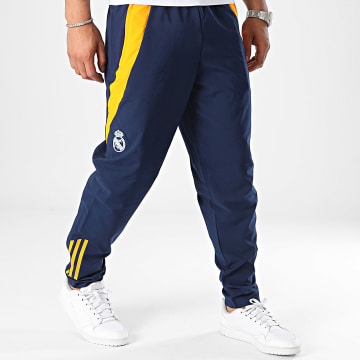 Adidas Sportswear - Pantalon Jogging Real Madrid IT5150 Bleu Marine Orange