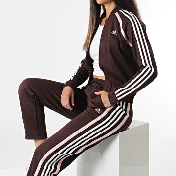 Adidas Sportswear - Ensemble De Survetement Femme Teamsport IX1108 Marron