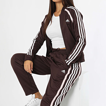 Adidas Sportswear - Ensemble De Survetement Femme Teamsport IX1108 Marron