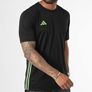 Adidas Sportswear - Tabela 23 Gestreept T-shirt JI8825 Zwart