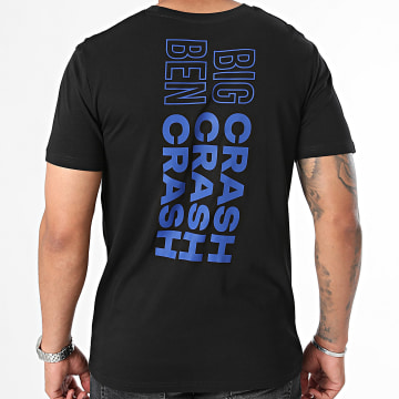 Big Ben - Camiseta Logo Vertical Negro Azul Real
