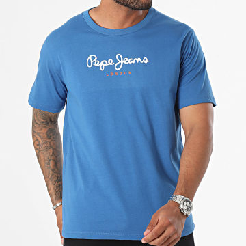 Pepe Jeans - Tee Shirt Eggo PM508208 Bleu Roi