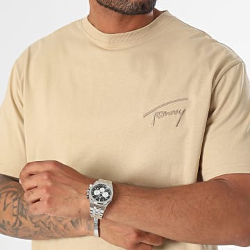 Tommy Hilfiger - Tee Shirt Regular Signature 7994 Beige