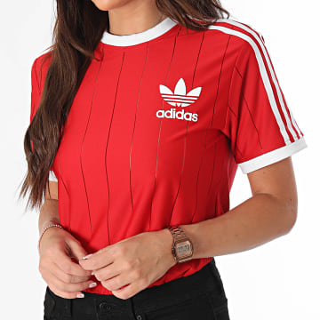 Adidas Originals - Tee Shirt Femme IX5504 Rouge