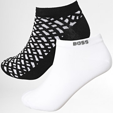 BOSS - Lot De 2 Paires De Chaussettes 50524521 Noir Blanc