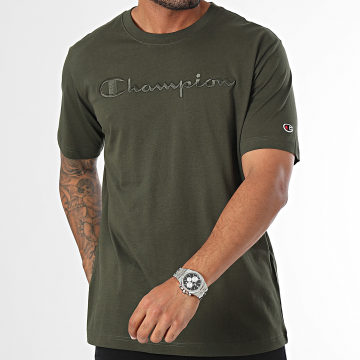 Champion - Tee Shirt 220273 Vert Kaki Foncé