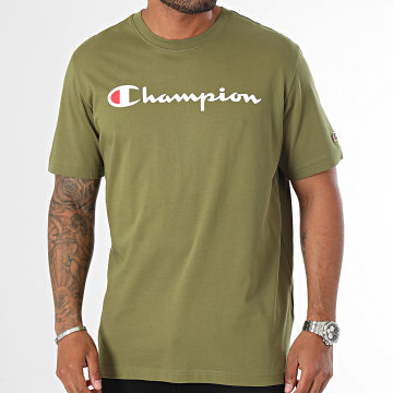 Champion - Tee Shirt 220256 Vert Kaki