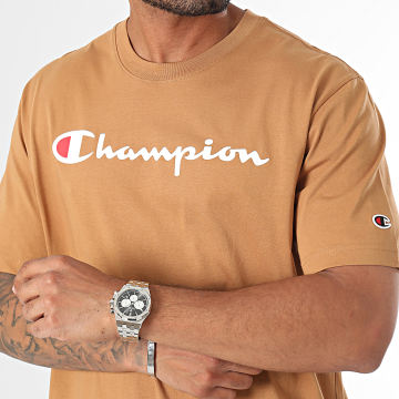 Champion - Tee Shirt 220256 Marron Clair