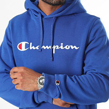Champion - Felpa con cappuccio 220253 blu reale