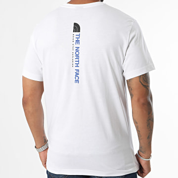 The North Face - Tee Shirt Vertical A89FP Blanc