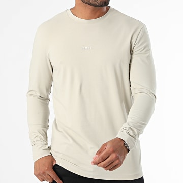 BOSS - T-shirt met lange mouwen Chark 50473286 Beige