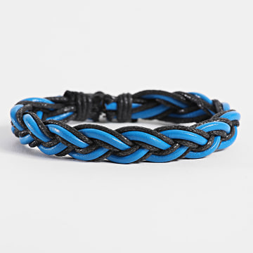 Frilivin - Bracelet Noir Bleu Roi