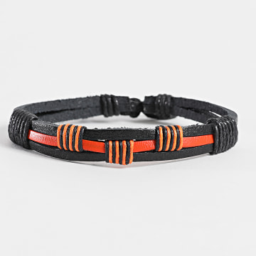 Frilivin - Bracelet Noir Orange