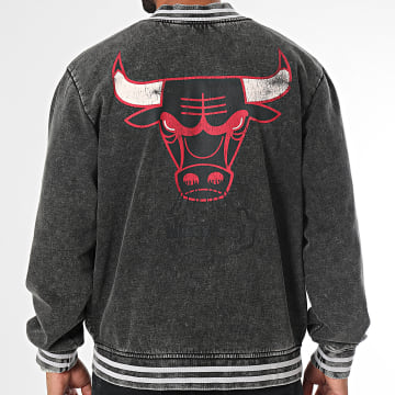 Mitchell and Ness - Veste NBA Chicago Bulls OJBF6801 Gris Anthracite