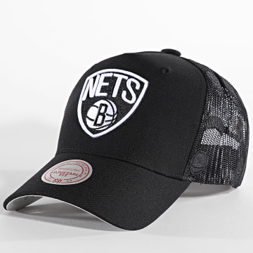 Mitchell and Ness - Cappello Trucker Brooklyn Nets Monogram Nero
