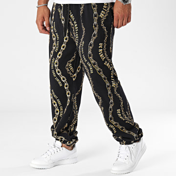 Versace Jeans Couture - 77GAA315 Zwarte Chain Couture Joggingbroek