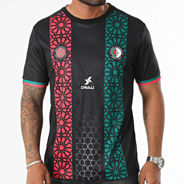 DKALI - Camiseta de fútbol Argelia x Marruecos Negra