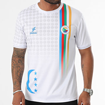 DKALI - Camiseta de fútbol Comoras blanca