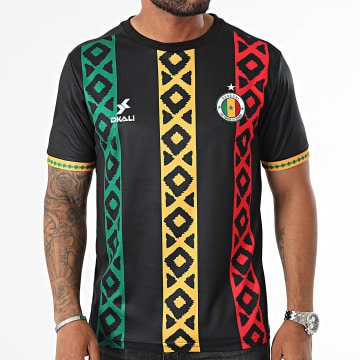 DKALI - Camiseta de fútbol de Senegal Negra