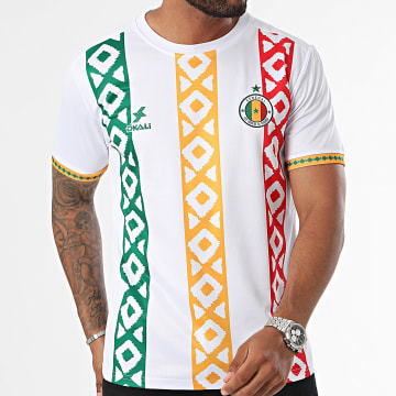 DKALI - Camiseta de fútbol de Senegal Blanca