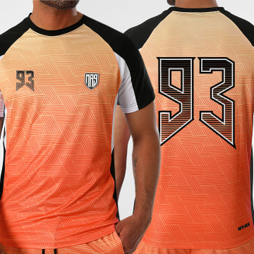 MA9 Mafia Nueve - T-shirt 93 Gradiente Oranje Neon