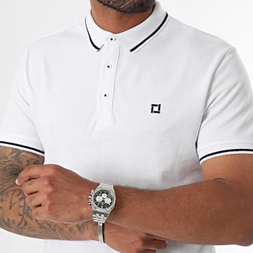 Only And Sons - Polo Manches Courtes Fletcher Blanc