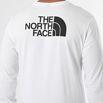 The North Face - Tee Shirt Manches Longues Easy A8A6F Blanc