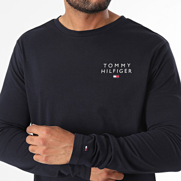 Tommy Hilfiger - Maglietta a maniche lunghe Logo 2984 blu navy