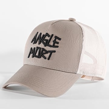 Angle Mort - Cappellino beige con logo Trucker