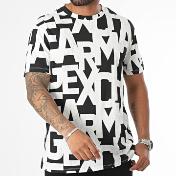 Armani Exchange - Camiseta 6DZTLT-ZJ9JZ Blanco Negro