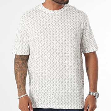 Armani Exchange - Tee Shirt 8NZTCW-ZJH4Z Blanc Taupe