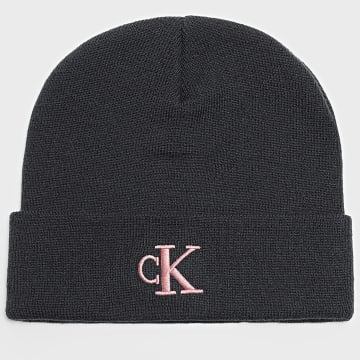 Calvin Klein - Bonnet Monogram Embro Beanie 2319 Noir Rose