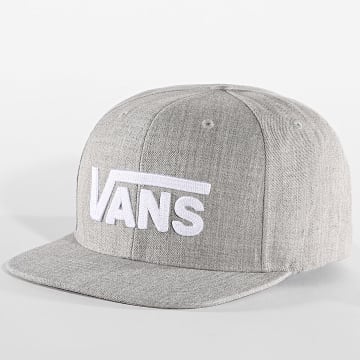 Vans - Drop V Snapback Cap Heide Grijs