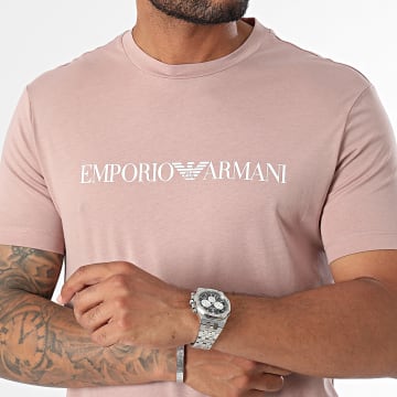 Emporio Armani - Tee Shirt Logo 8N1TN5-1JPZZ Rose