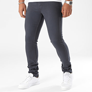 Jack And Jones - Jean Slim Glenn Original Gris Anthracite