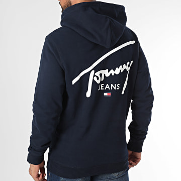 Tommy Jeans - Sweat Capuche Entry Graphic 9229 Bleu Marine